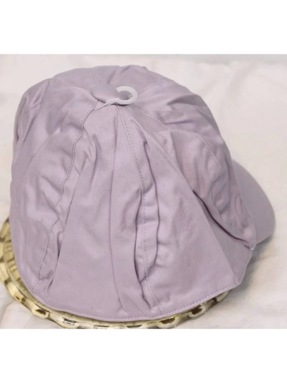 2004 Gymboree European Holiday Purple Lavender Hat Cap Lined sz Large XL